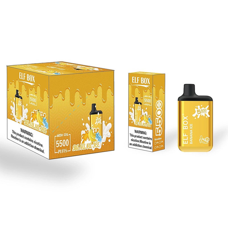 ELF BOX 5500 Disposable Vape 5500 Puffs Authentic E Cigarette Pen