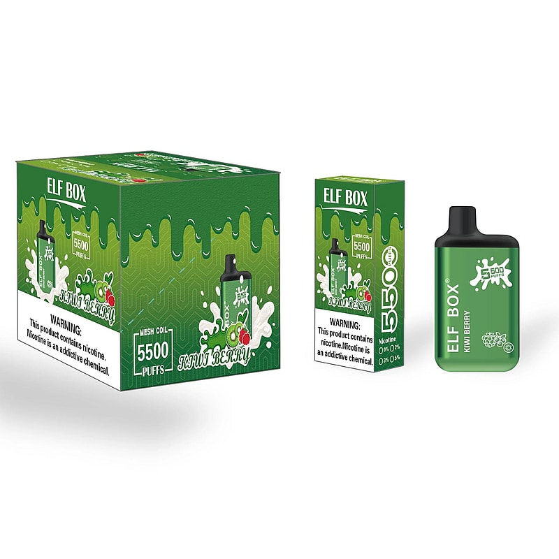 ELF BOX 5500 Disposable Vape 5500 Puffs Authentic E Cigarette Pen