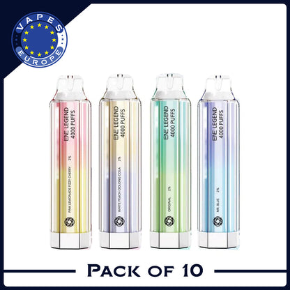 Elux ENE Legend 4000 Puffs Disposable Vape Box of 10