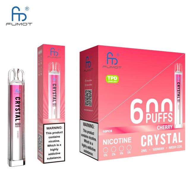 RandM FUMOT ORIGINAL RANDM CRYSTAL 600 Puffs Disposable Vape Wholesale