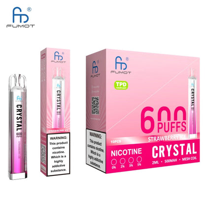 RandM FUMOT ORIGINAL RANDM CRYSTAL 600 Puffs Disposable Vape Wholesale