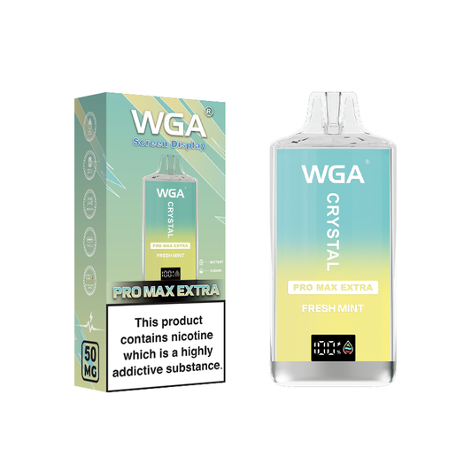 wga Disposable Vape Crystal Fresh Mint 15000 Puffs