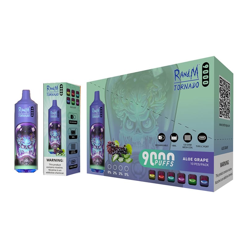 Fumot RandM Tornado 9000 Puffs 9K Disposable Vape Wholesale