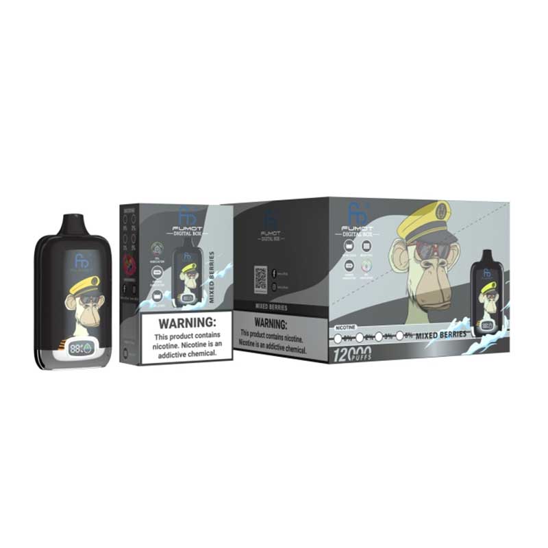 RAndM Digital Box 12000 Puffs Disposable Vape Box Of 10