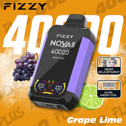 Fizzy Nova Plus 40000 40K Puffs Dual Mesh Coil Disposable Vape-Next-Level Premium Vaping