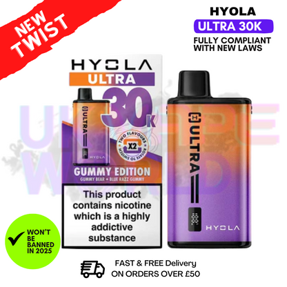 Hyola Ultra 30000 Puff 30K Bar Twist Pod Kit