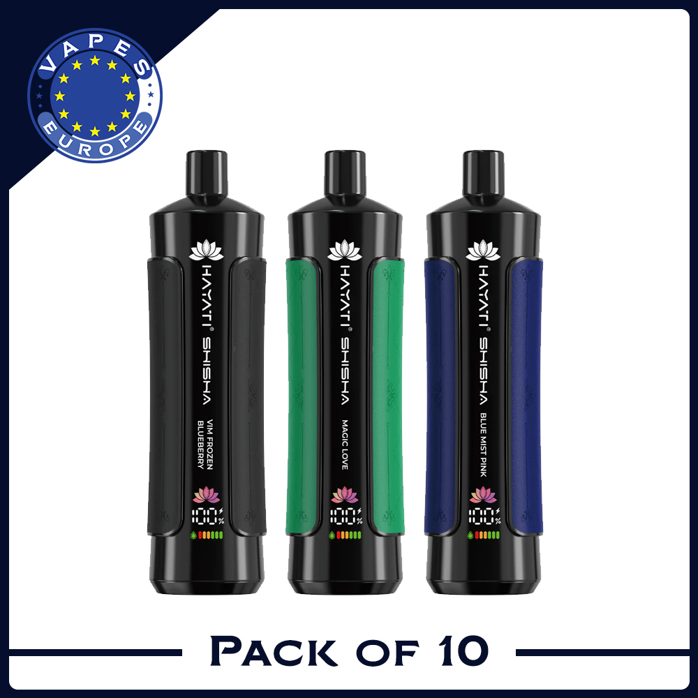 Hayati Shisha 15000 Puffs Disposable Vape (Box of 10)