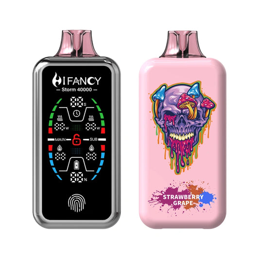 Hifancy 40000 Puffs 40k Storm Disposable Vape Full Smart Screen EU Warehouse