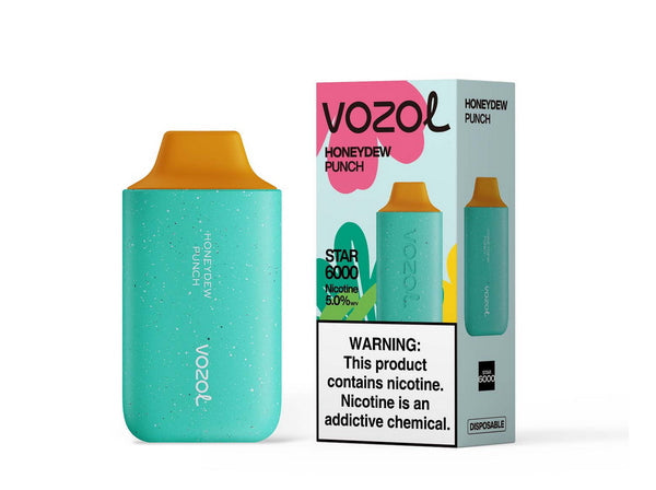 Vozol Star 6,000 puffs 500mAh battery 17 Flavors