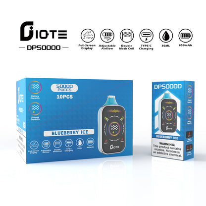 IQTE DP50000 Puffs Disposable Vape Wholesale-Multiple Nicotine 15 Flavors