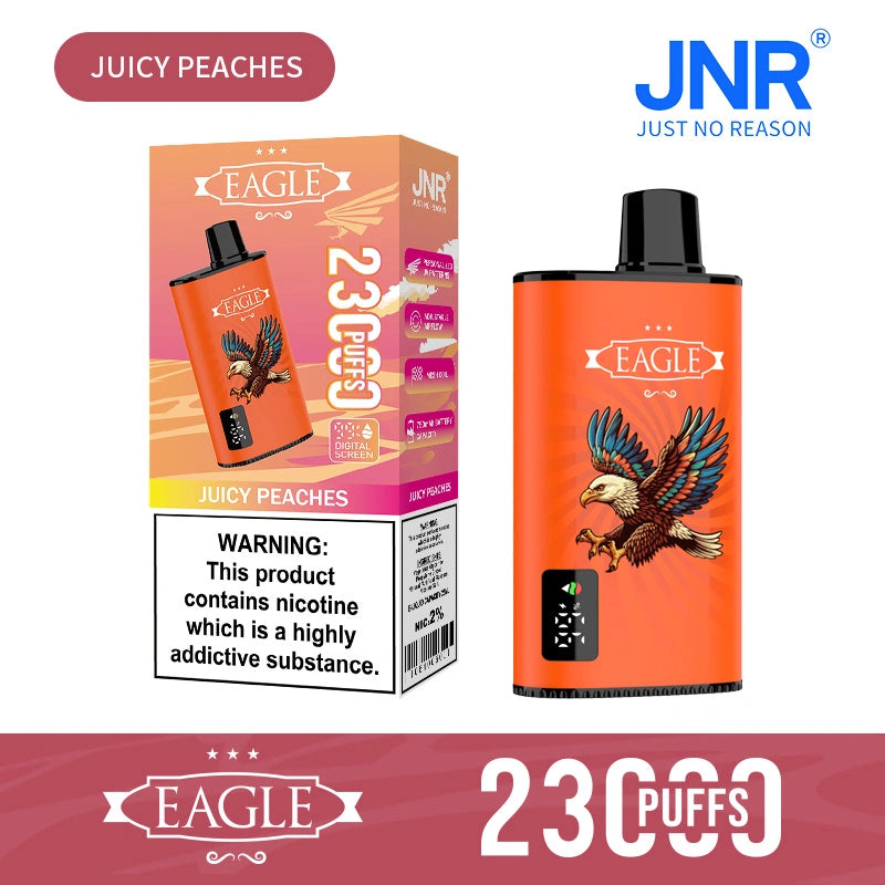 JNR 23000 Puffs 23k Eagle Disposable Vape Smart Screen Electronic Cigarette Wholesale