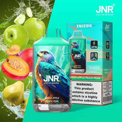 JNR Falcon 16000 Puffs 16K Wholesale Disposable Vape Adjustable Airflow Crystal Electronic Cigarette