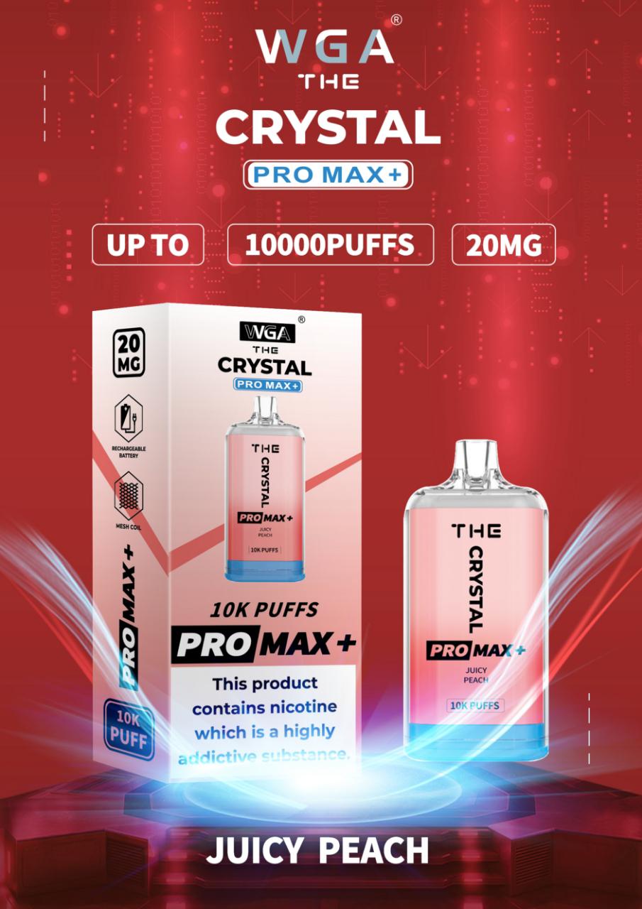 The Crystal Pro Max + 10000 Puffs Disposable Vape Pod