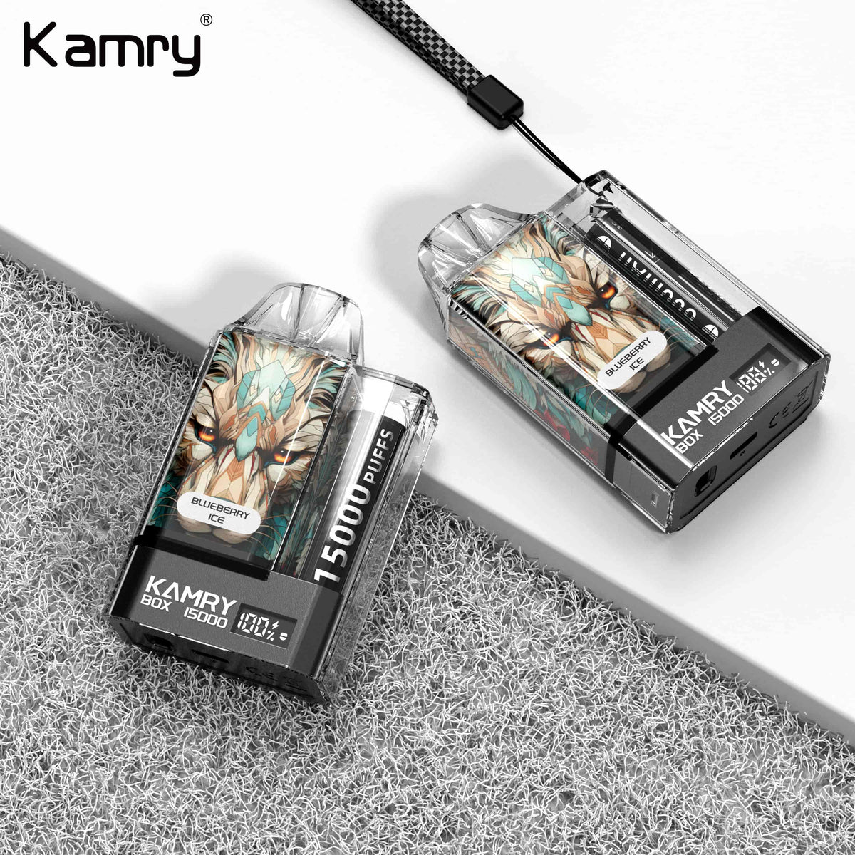 Kamry Box 15000 Puffs Disposable Vape Wholesale-500mAh battery, 30ml E-liquid, Multiple Nicotine 10 Flavors