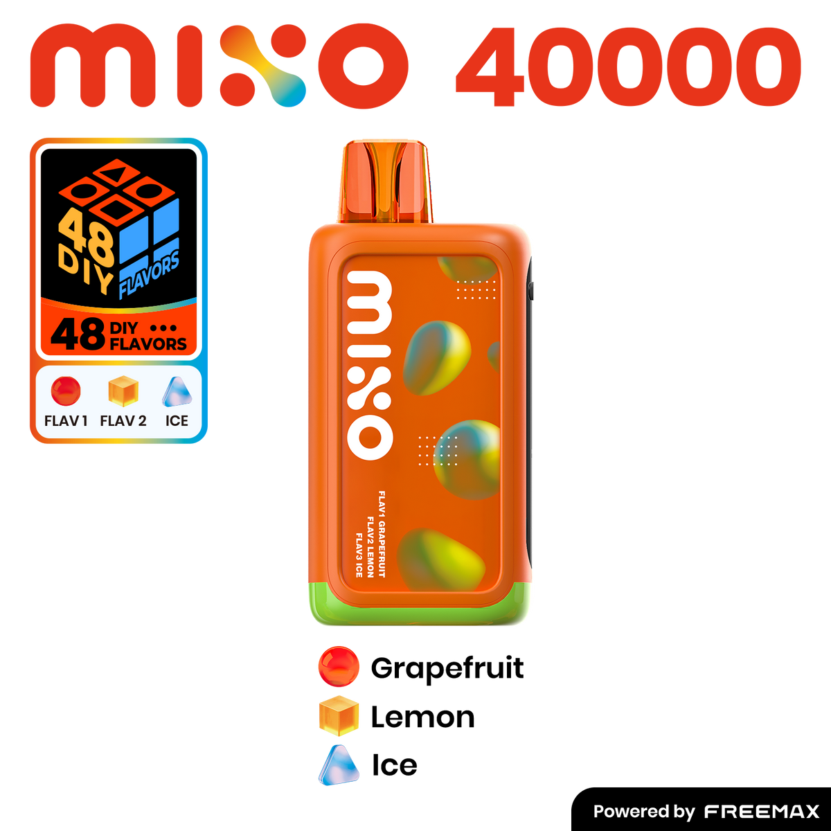 MIXO 40K by Freemax 3 Flavored Disposable