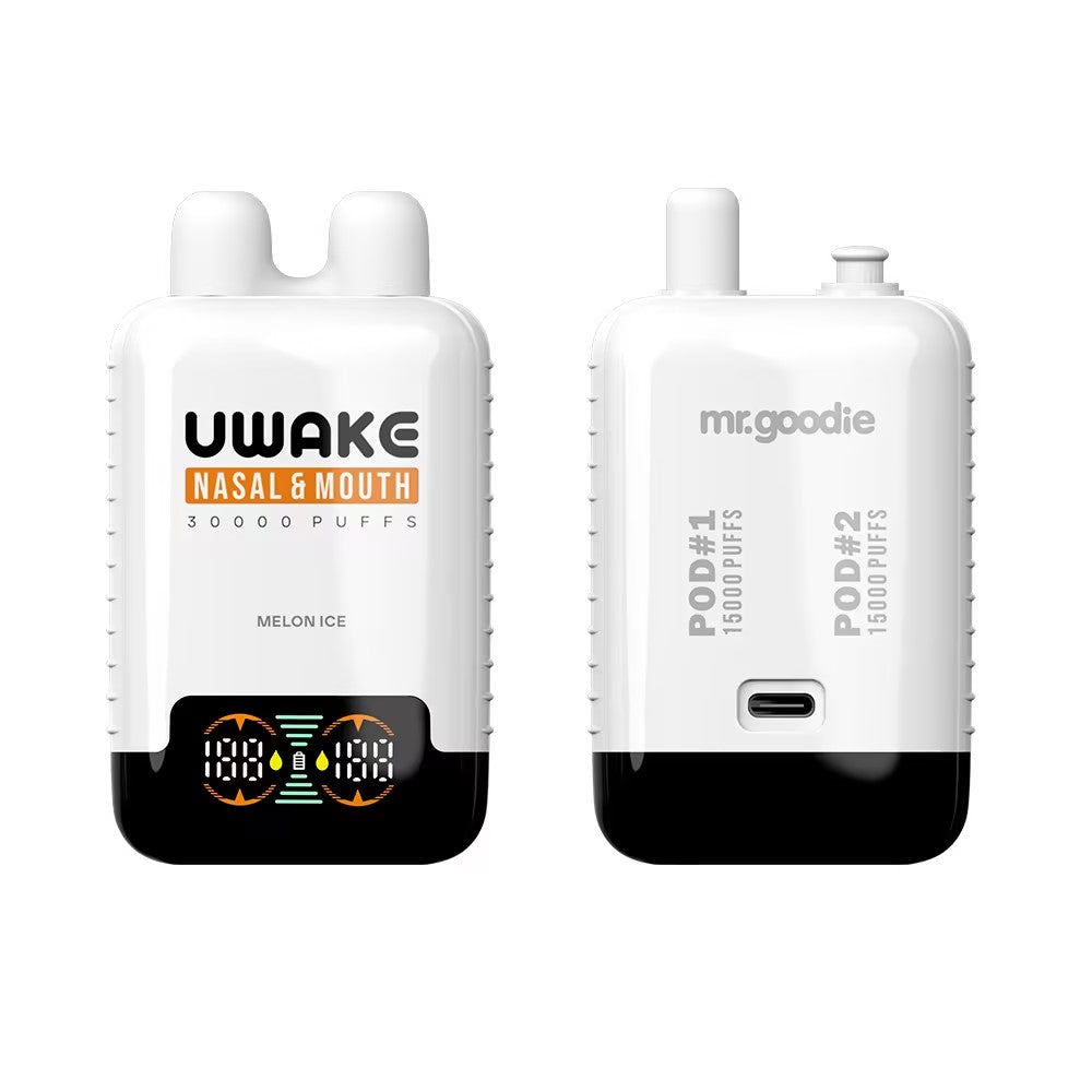 Vap Mod Uwake 30000 Puffs 30K Nasal and MouthDisposable Vape 23ml 12 Flavors