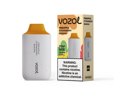Vozol Star 6,000 puffs 500mAh battery 17 Flavors