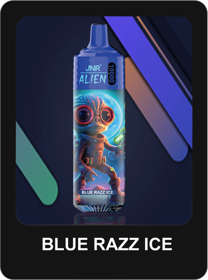 JNR Alien 5% Nicotine Disposable (Box of 10) 850mAh 20ML 10000 Puffs