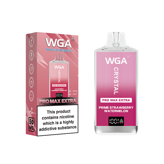 wga Disposable Vape Crystal Prime-Strawberry-Watermelon 15000 Puffs