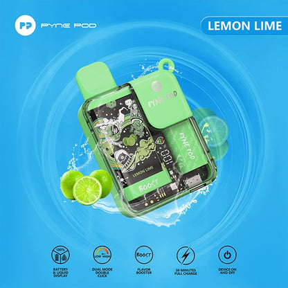 Pynepod 8500 Puffs Disposable Vape 16 Flavors  20mg Nico 2ML Battery Display 550mAh battery