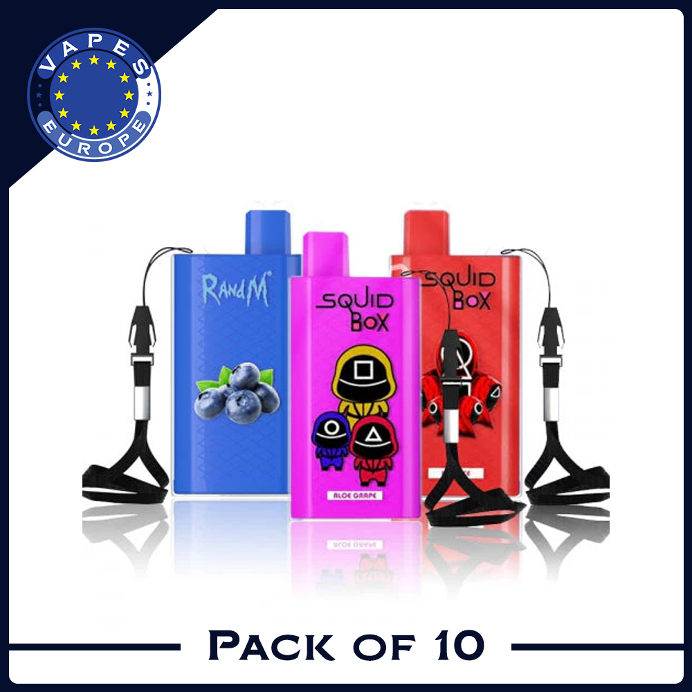 RANDM SQ Box 5200 Puffs Disposable Vape Bar (Box of 10)