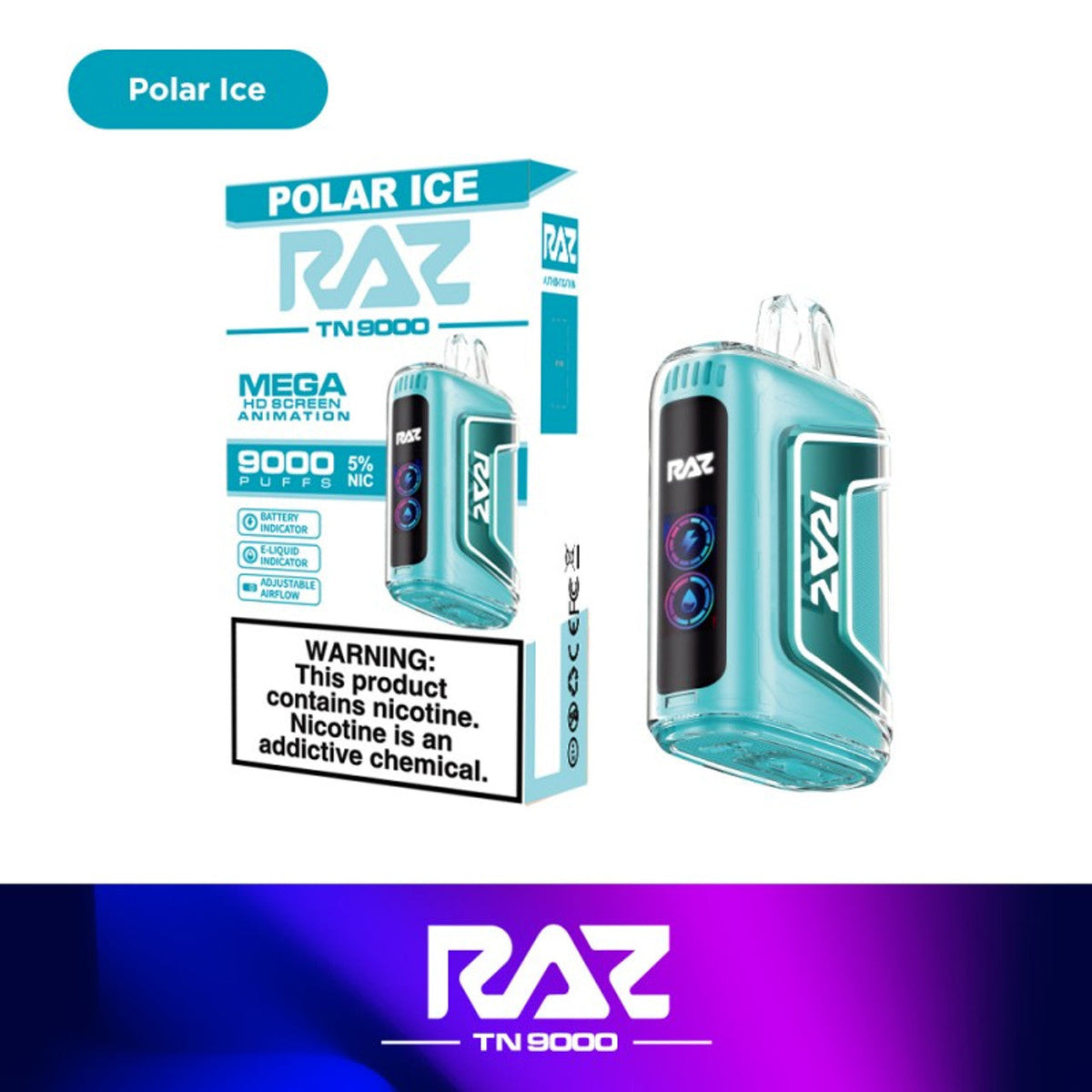RAZ d TN9000 - Polar Ice