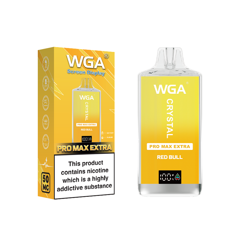 wga Disposable Vape Crystal RED-BULL 15000 Puffs