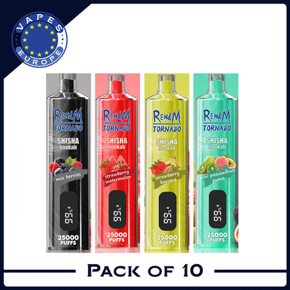 REndM Shisha 25000 Puffs  Pack of 10