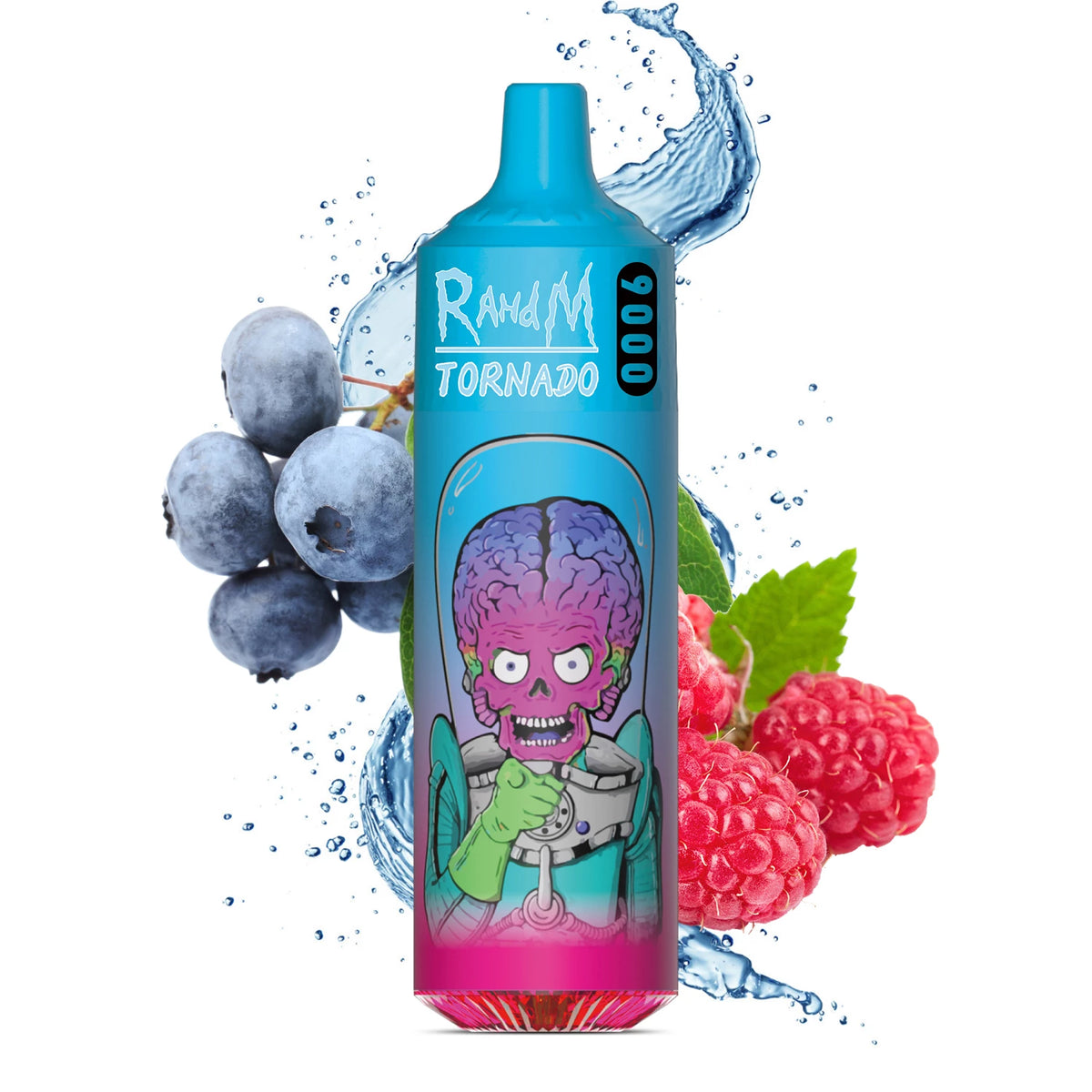 RahdM Tornado 9000 bouffées saveurs multiples 2% Faible teneur en nicotine Rechargeable jetable Vape Pen gros
