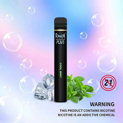 RandM Plus 800 Puffs 0% 2% 3% 5% Nicotine Rechargeable Disposable Pen