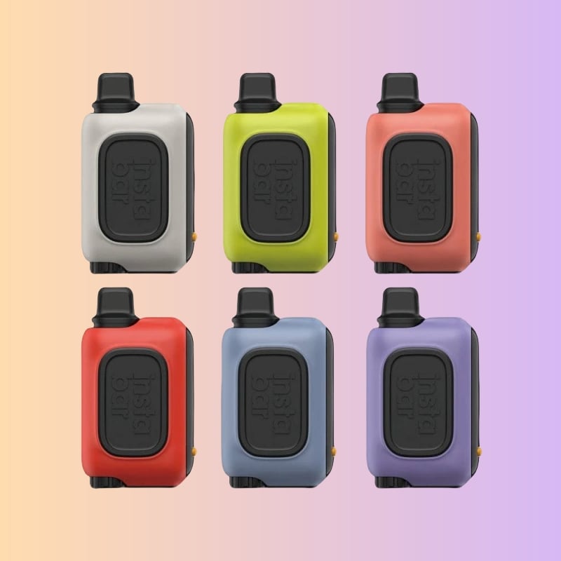 Rechargeable Insta Bar WT15000 Puffs Mesh Coil Disposable Vape 3% Nicotine-650mAh Battery, 20ml E-liquid, Multiple Nicotine 10 Flavors