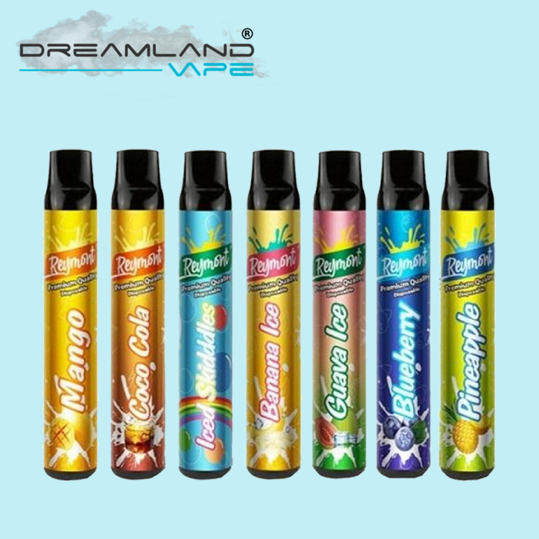 Reymont Disposable Pod Device 1688 Puff (Mouth To Lung) 2ml 20mg OFFER PRICE-850mAh Battery, 2ml E-liquid, Multiple Nicotine 20 Flavors