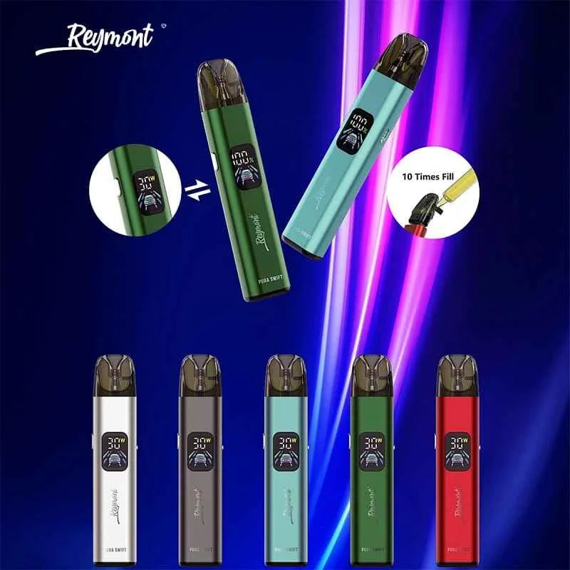 Reymont Pura Swift Pod Kit 30W-1150mAh Battery, 2ml E-liquid