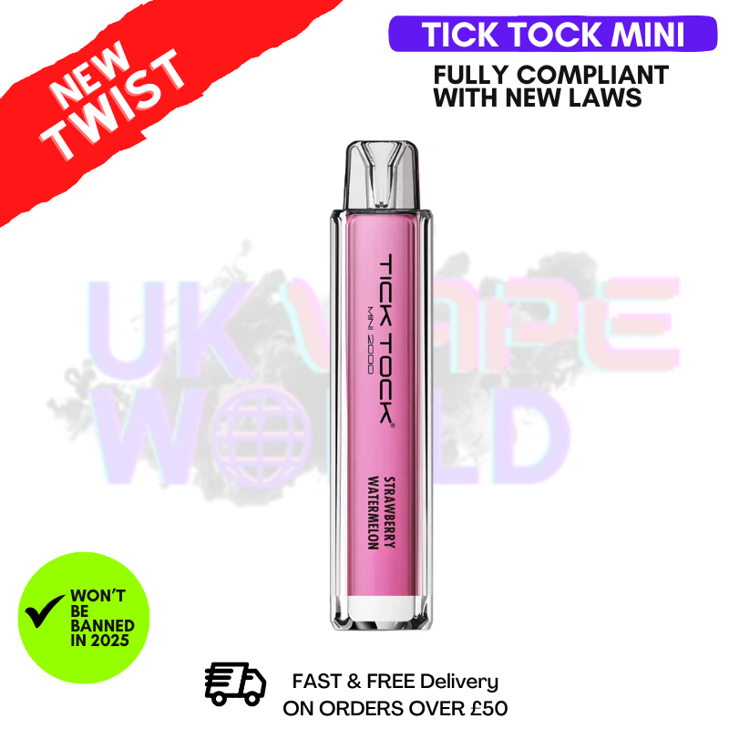 Strawberry Watermelon Tick Tock Mini 2000 Puff Kit