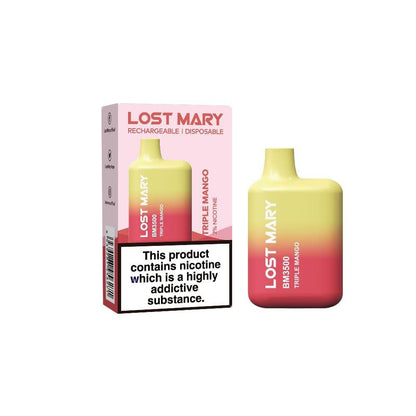 Lost Mary 3500 Puffs Disposable Vapes Pen Bar