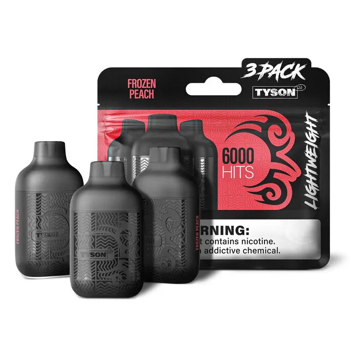 Tyson 2.0 Lightweight 6K - 3PK Vape