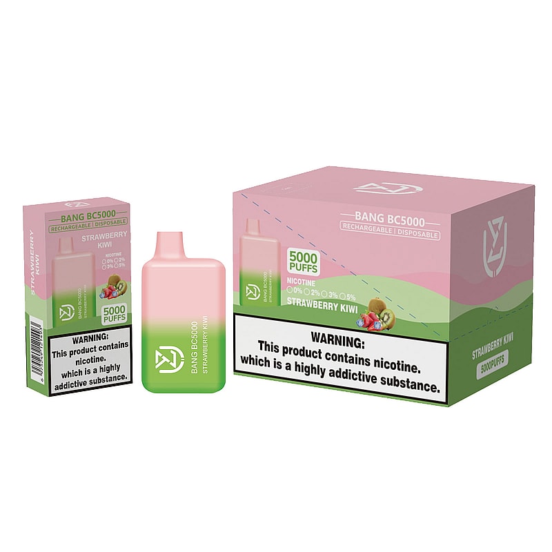 UZY BANG BC5000 0% 2% 3% 5% nicotine 5000puffs disposable electronic cigarettes-650mAh Battery, 13ml E-liquid, Multiple Nicotine 12 Flavors