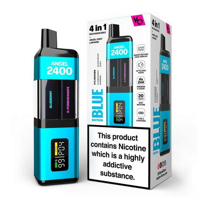 Vapes Bars Angel 4 in 1 2400 Rechargeable Vape Kit