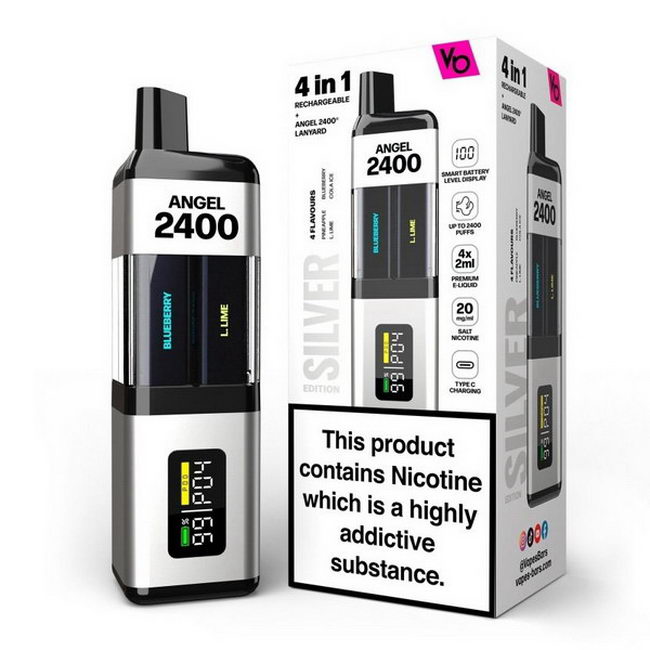Vapes Bars Angel 4 in 1 2400 Rechargeable Vape Kit