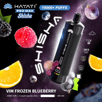 Hayati Shisha 15000 Puffs Disposable Vape (Box of 10)