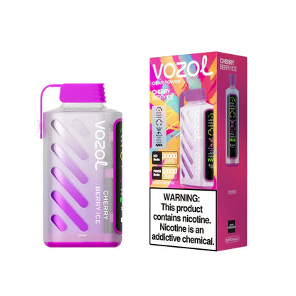 Vozol Gear Power 20000 Puffs Disposable Vape-650mAh Battery, 20ml E-liquid, Multiple Nicotine 10 Flavors