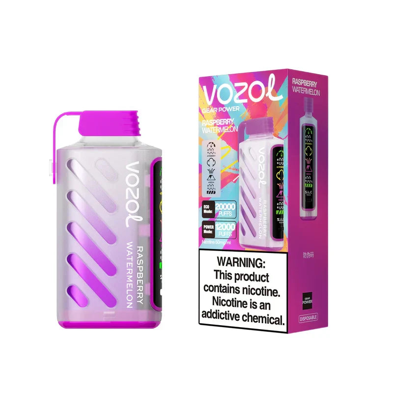 Vozol Gear Power 20000 Puffs Disposable Vape-650mAh Battery, 20ml E-liquid, Multiple Nicotine 10 Flavors