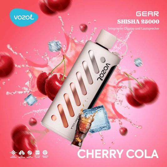 Vozol Shisha 25000 Puffs 25K Gear Smart Screen Disposable Vape Wholesale