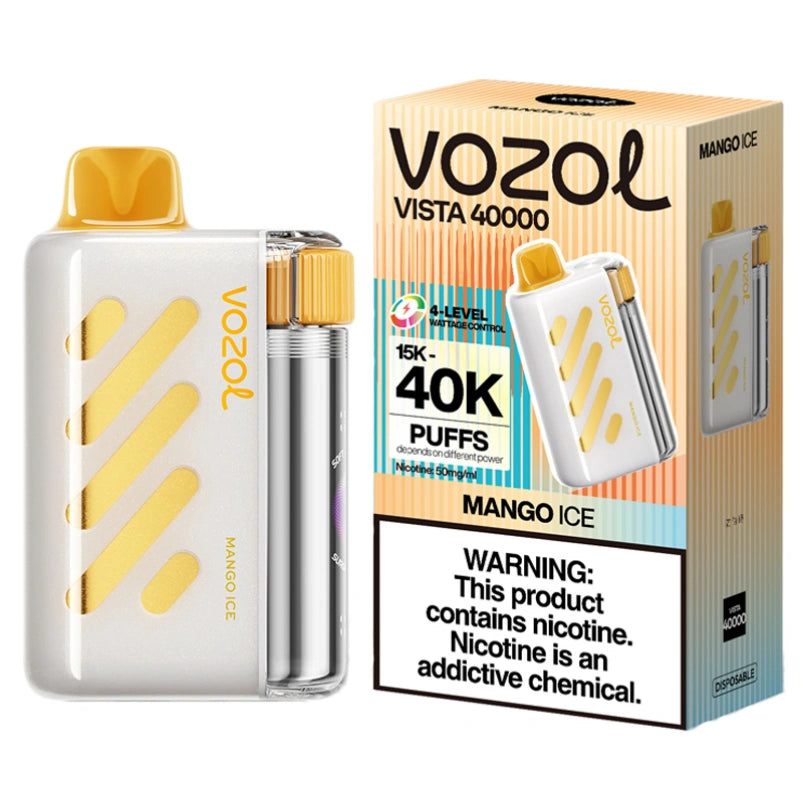 Vozol Vista 40000 Puffs 40K Wholesale Vape Smart Screen Adjustable Airflow 5% Nicotine
