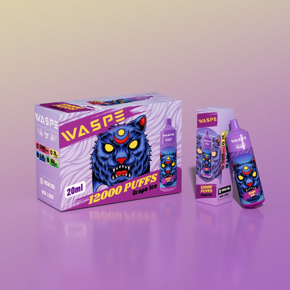 WASPE 12000 Puffs Disposable Vape New Electronic Cigarette Pen