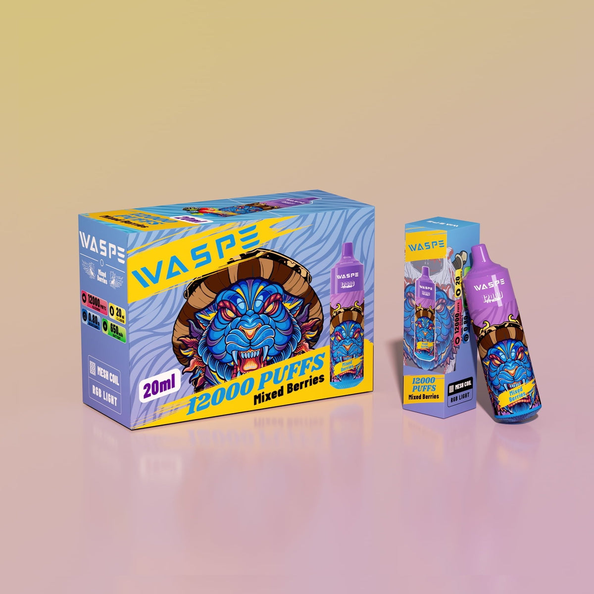 WASPE 12000 Puffs Disposable Vape New Electronic Cigarette Pen