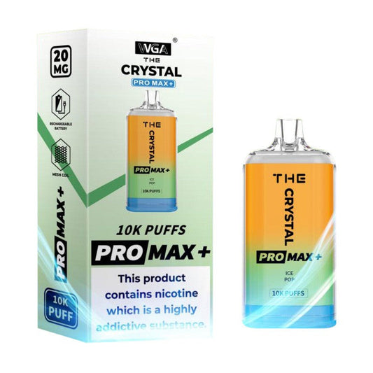WGA Crystal Pro Max Plus 10000Puffs Disposable Vape Wholesale 850mAh Battery 13  Flavors