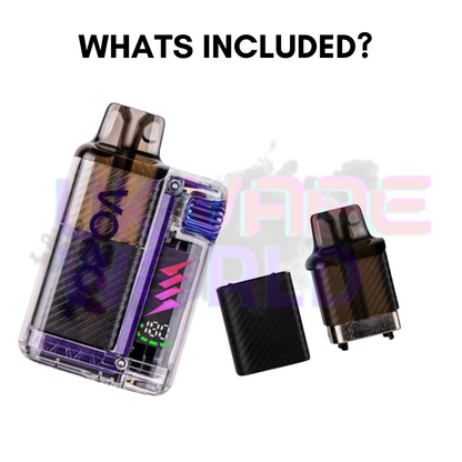 Vozol 10000 10K Puff Vista Plug Vape Kit (20MG) -650mAh Battery, 12ml E-liquid, Multiple Nicotine 18 Flavors