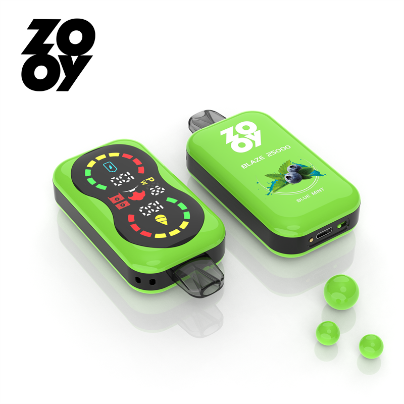 ZOOY VAPE BLAZE 25000 Rechargeable Disposable E-Cigarette – 31ml, 25000 Puffs, Dual Mesh Coils