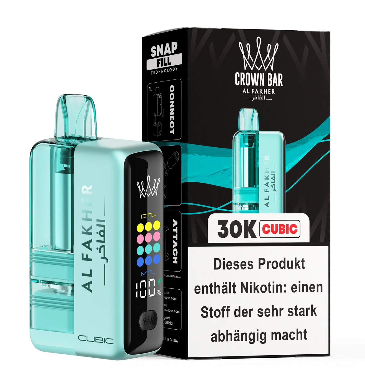 Al Fakher 30000 Cubic Vape Kit